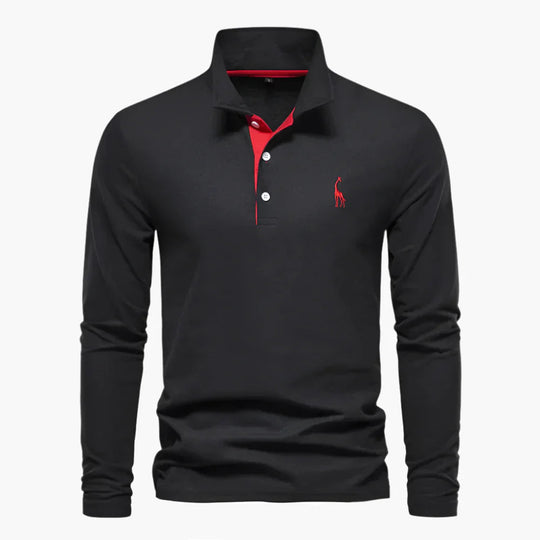 Polo Overhemd Heren | Contrasterend Accent & Strakke Kraaglijn