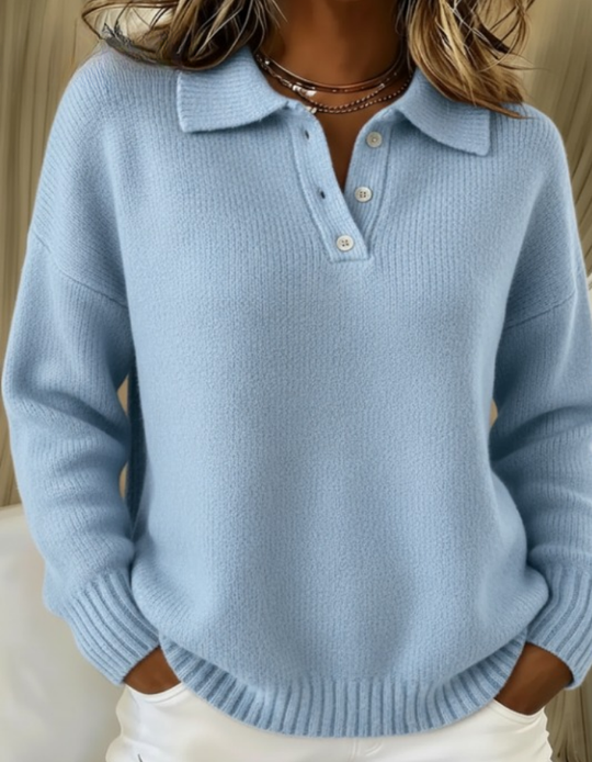 Polo-Pullover Damen | Leicht & Formbeständig 1
