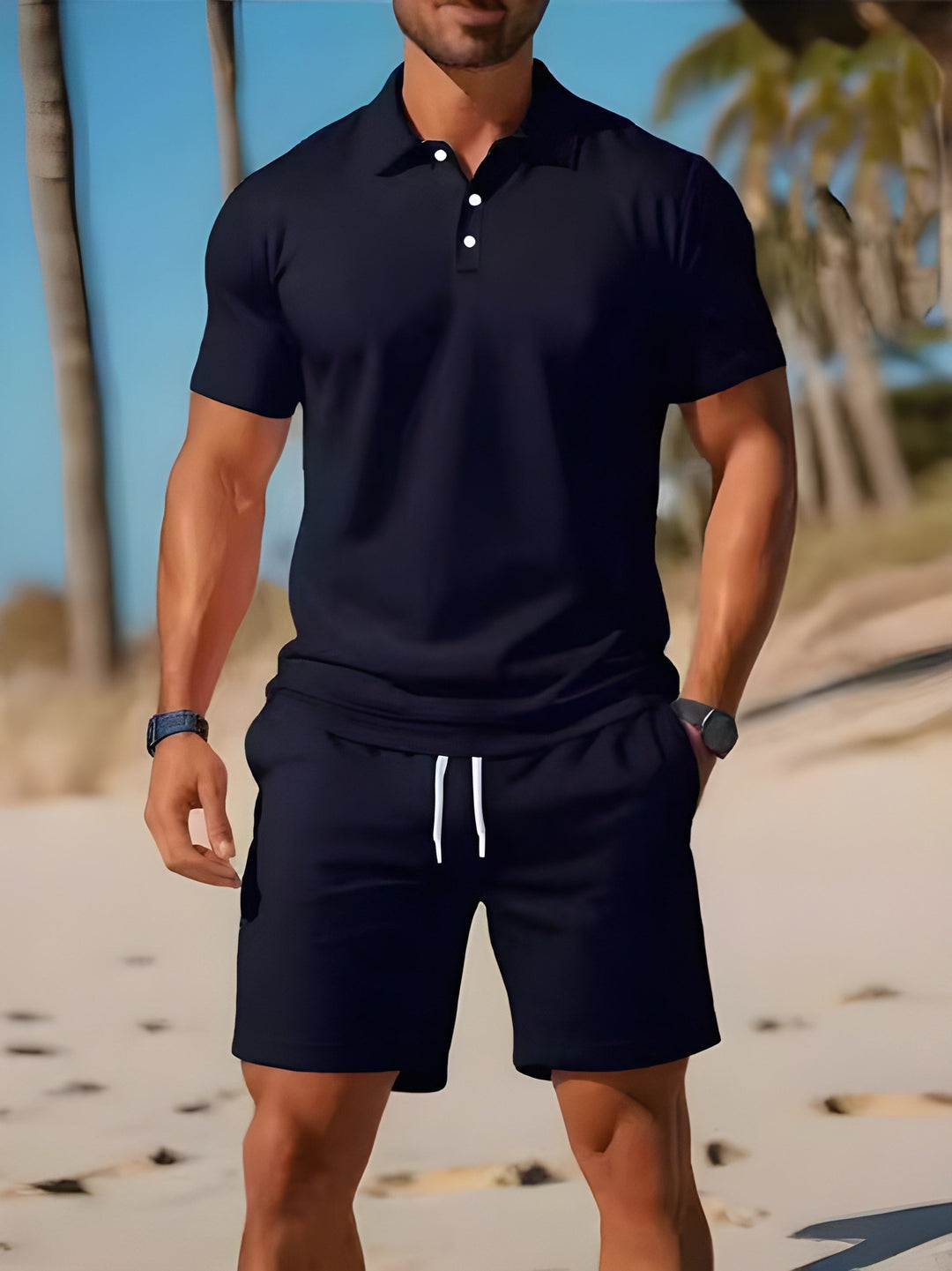 Polo Set | Ademend & Lichtgewicht Poloshirt met Bijpassende Short