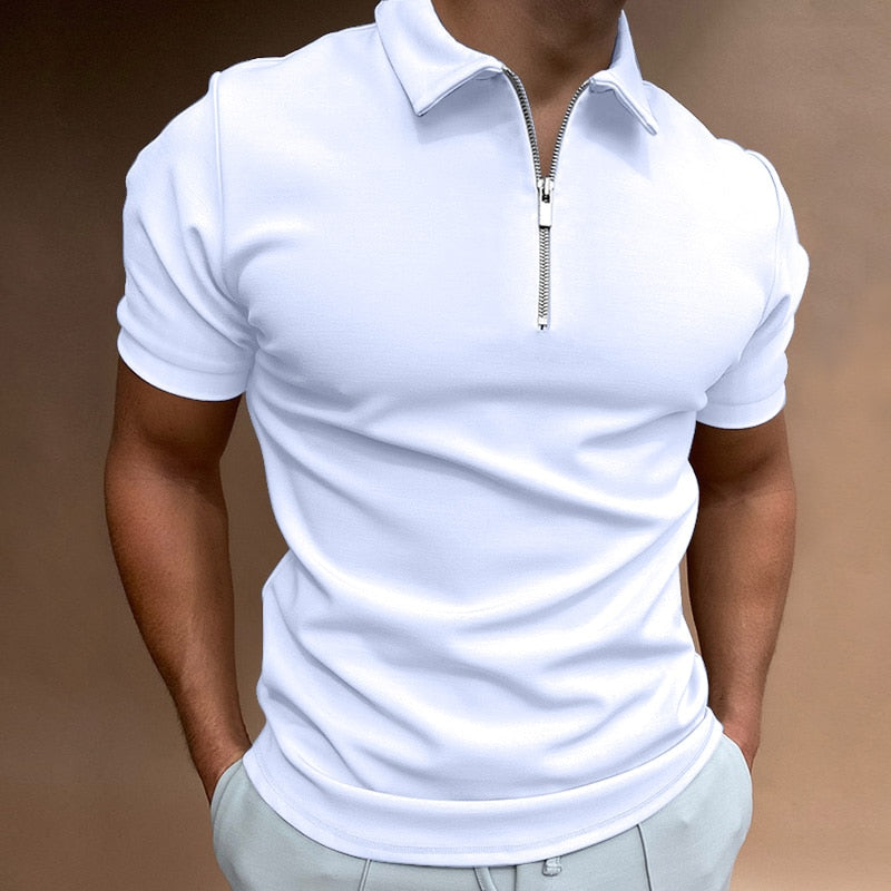 Poloshirt Heren | Slim Fit & Stijlvolle Ritssluiting