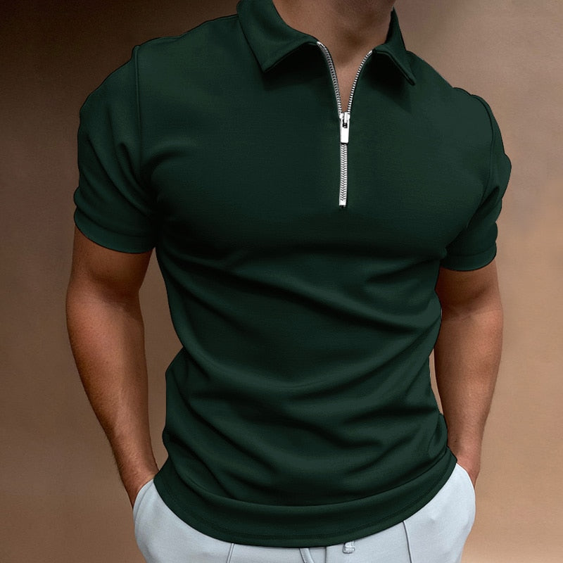 Poloshirt Heren | Slim Fit & Stijlvolle Ritssluiting