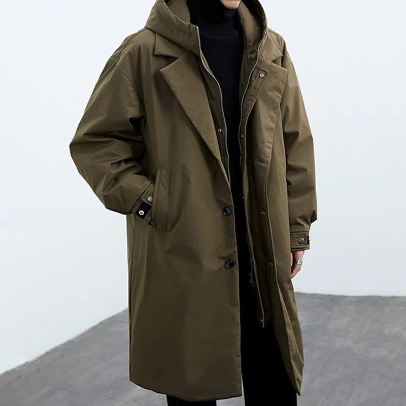 Puffer Trenchjacke Herren | Wasserabweisend & Warm