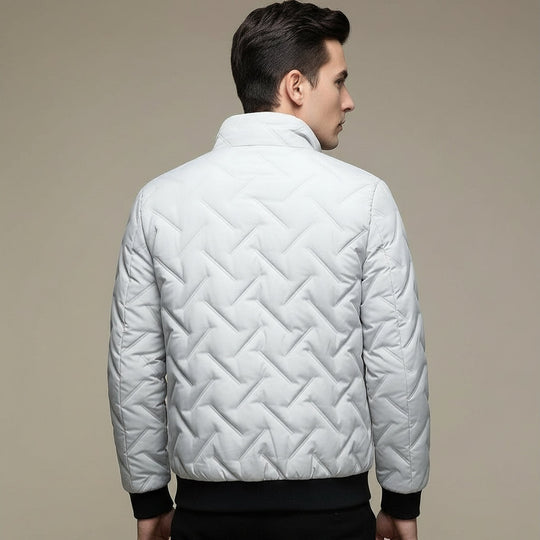 Pufferjacke Herren | Geometrisches Design & Leicht 2