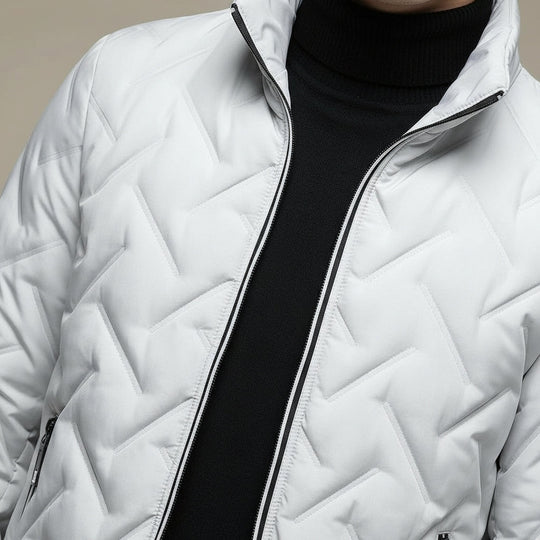 Pufferjacke Herren | Geometrisches Design & Leicht 7