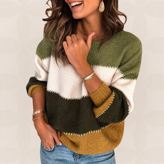 Pullover Damen Gestreift | Schmeichelhafte Passform & Komfort 4