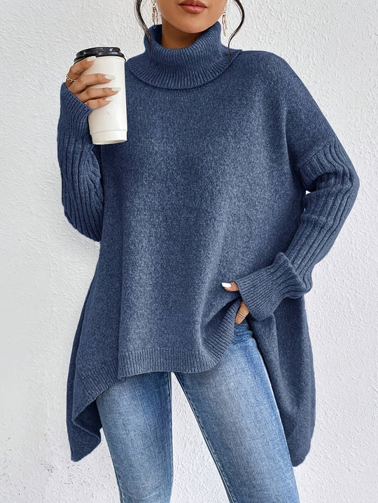 Pullover Damen | Warmer Rollkragen & Lockerer Tragekomfort