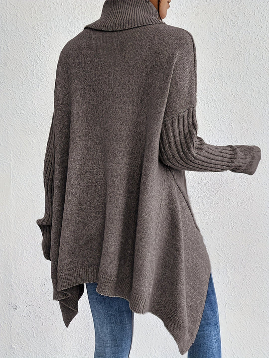 Pullover Damen | Warmer Rollkragen & Lockerer Tragekomfort