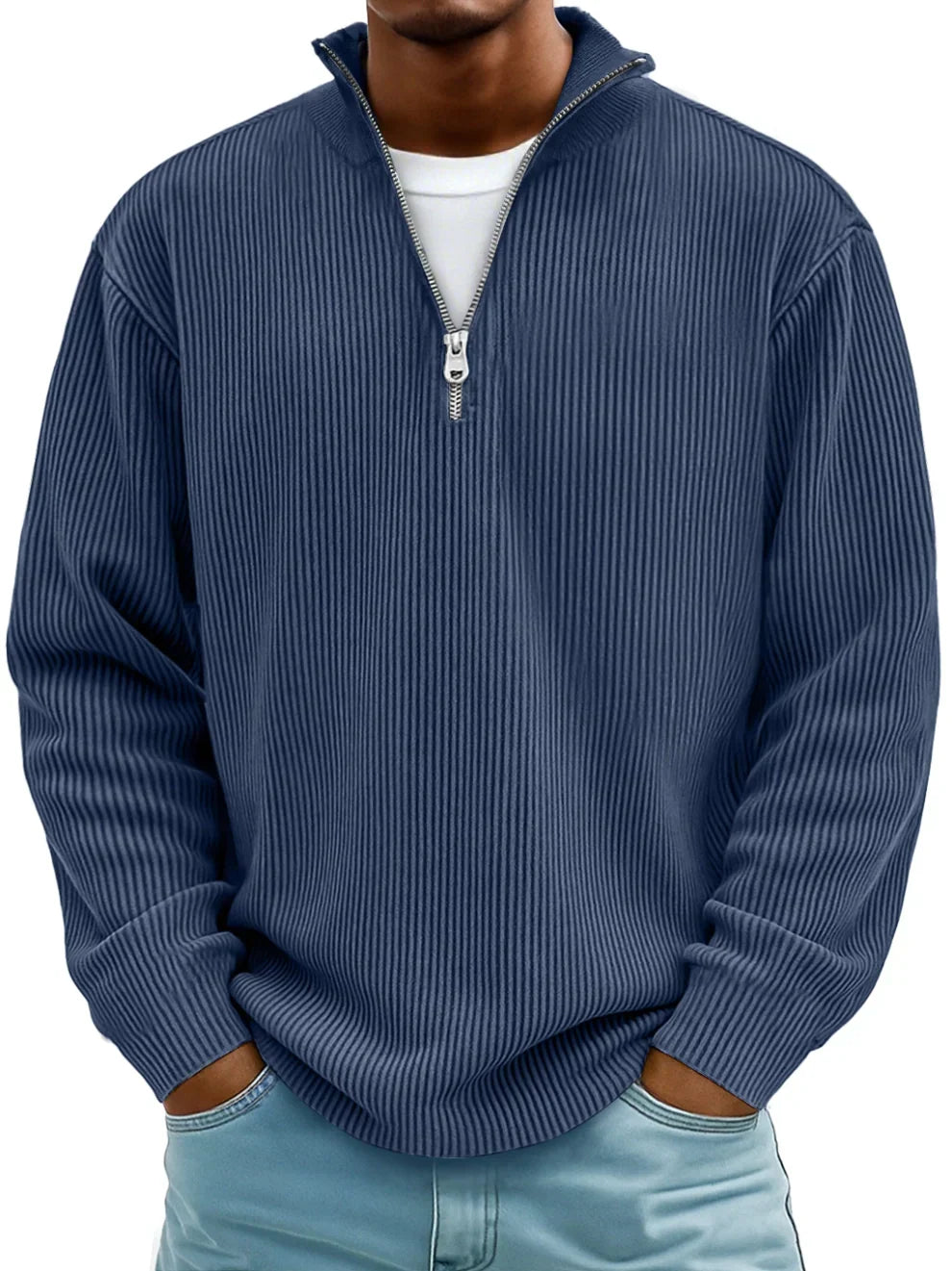 Pullover Herren | Half-Zip & Formstabil 6
