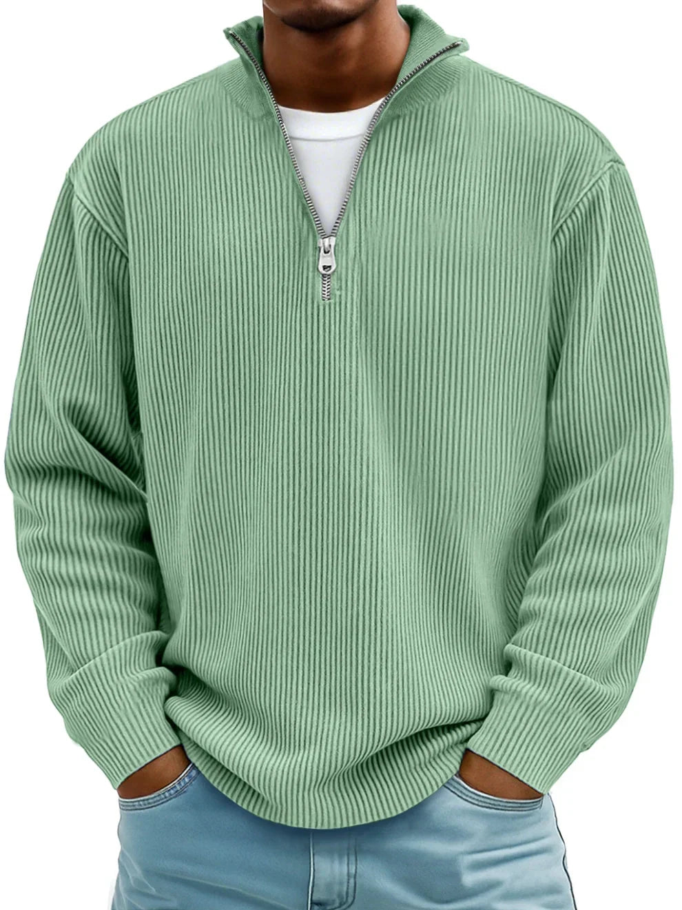 Pullover Herren | Half-Zip & Formstabil 8