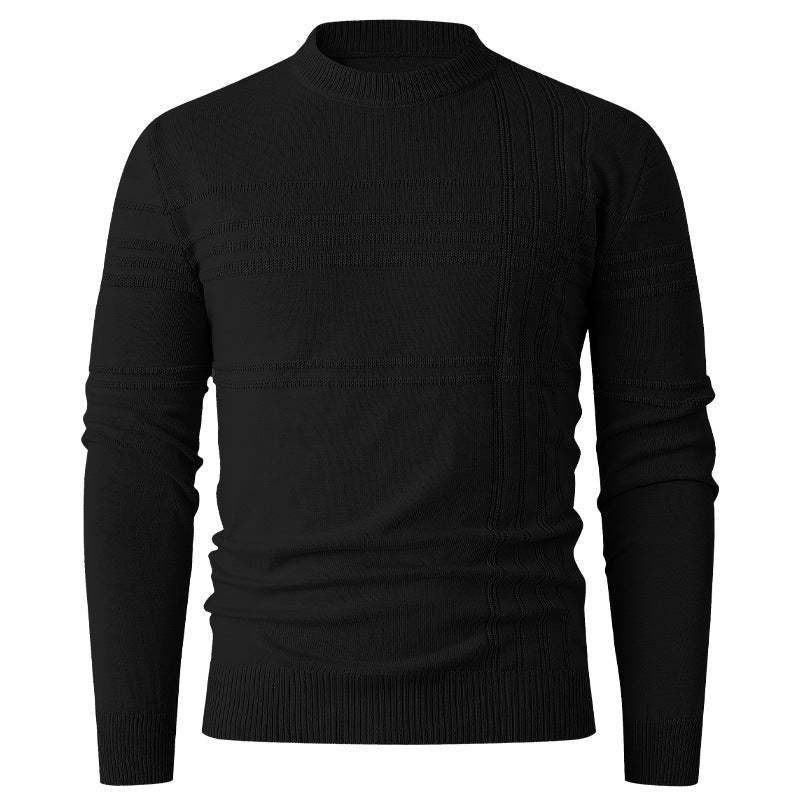 Pullover Herren | Streifenstruktur & Rundhals 3