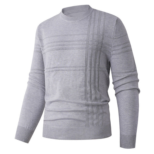 Pullover Herren | Streifenstruktur & Rundhals 4