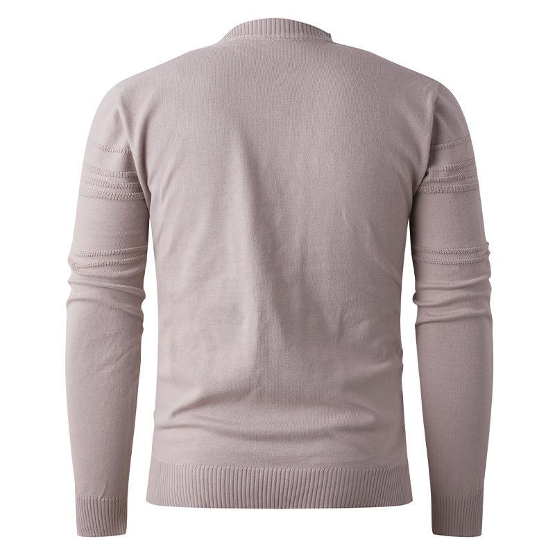 Pullover Herren | Streifenstruktur & Rundhals 5