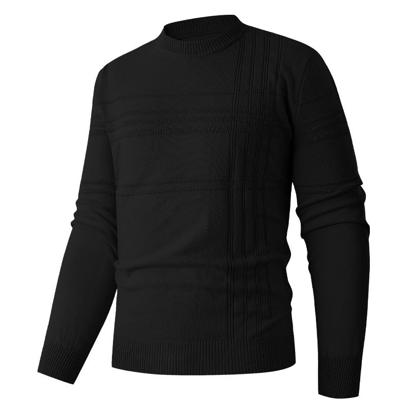Pullover Herren | Streifenstruktur & Rundhals 7