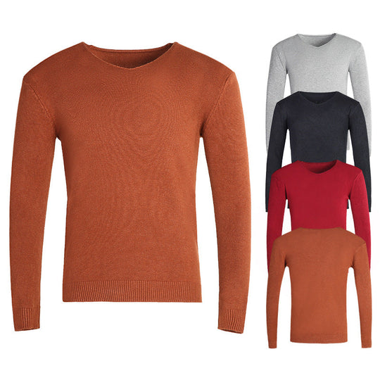 Pullover Herren | V-Ausschnitt & Rippbündchen