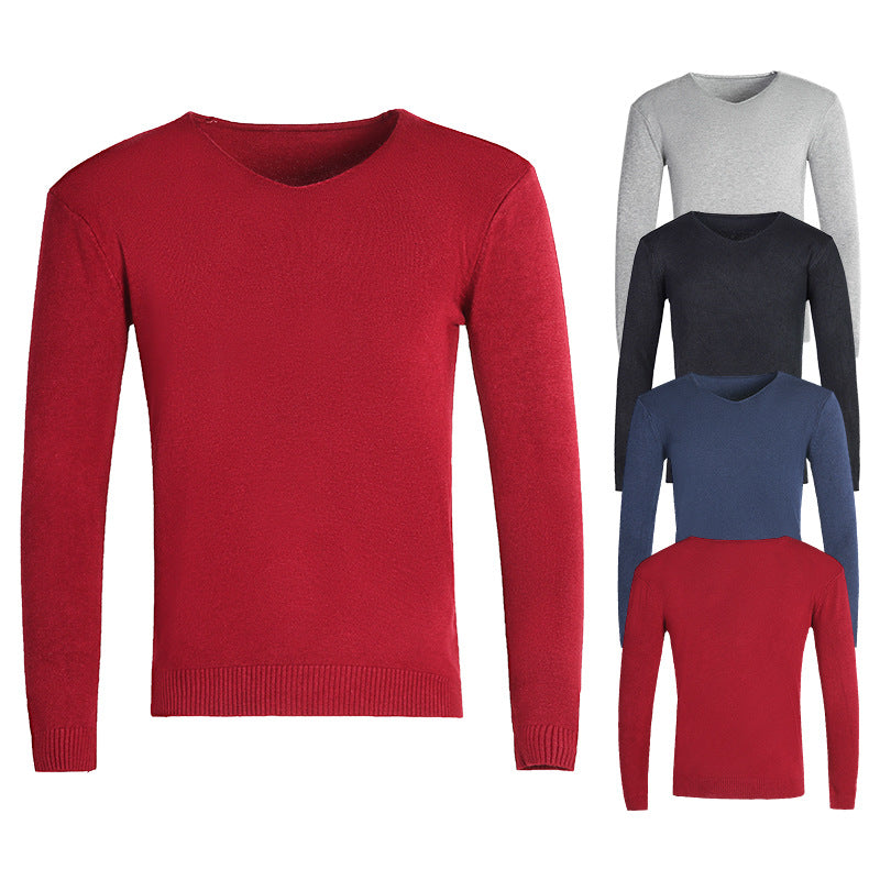 Pullover Herren | V-Ausschnitt & Rippbündchen