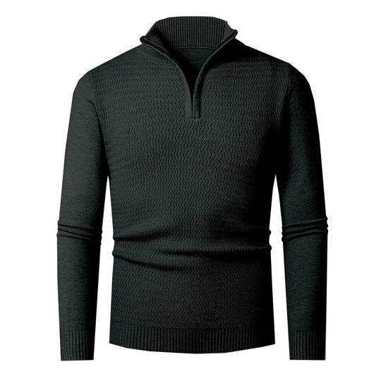 Pullover Herren | Wellenstruktur & Halbzip 11