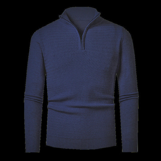 Pullover Herren | Wellenstruktur & Halbzip 13