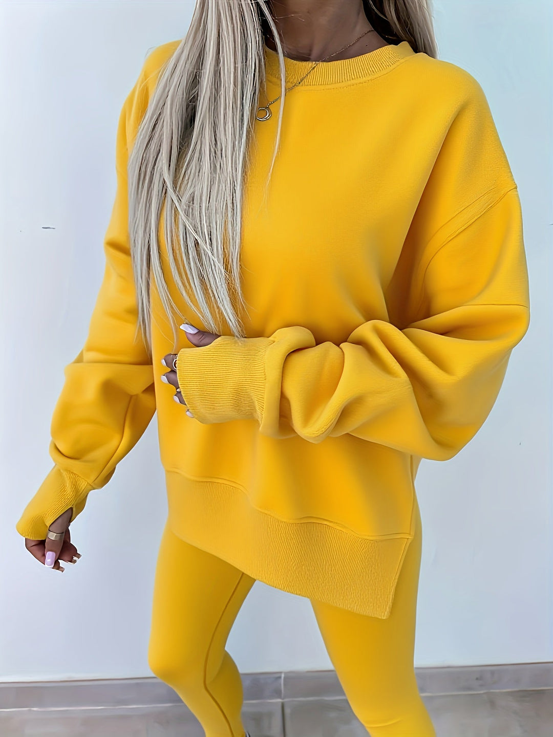 Pullover-Set Damen | Zweiteiliges Set & Lockerer Tragekomfort