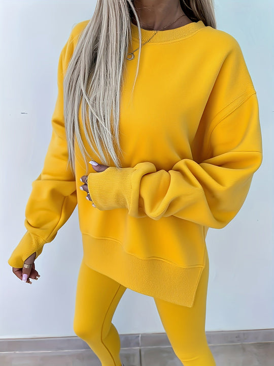 Pullover-Set Damen | Zweiteiliges Set & Lockerer Tragekomfort