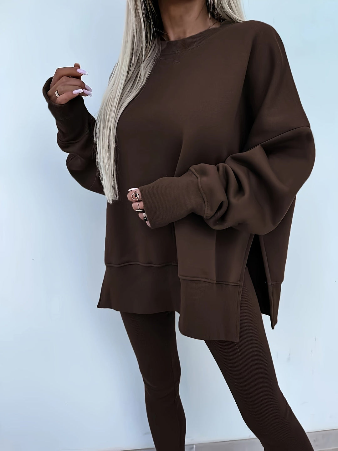 Pullover-Set Damen | Zweiteiliges Set & Lockerer Tragekomfort