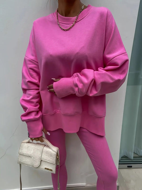Pullover-Set Damen | Zweiteiliges Set & Lockerer Tragekomfort