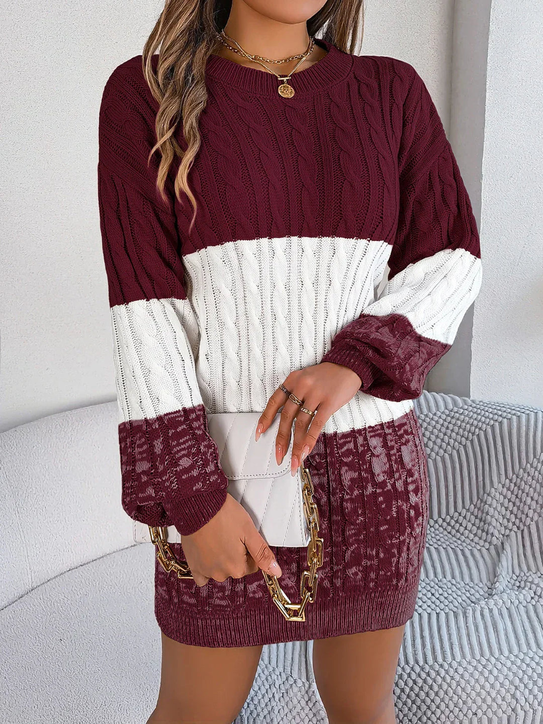 Pulloverkleid Damen für Jeden Anlass - Danique 5