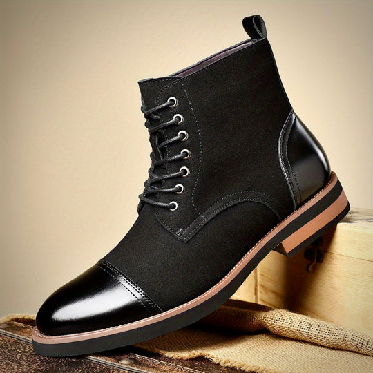 Herren Oxford Stiefel Rutschfeste Sohle Goodyear Naht 6