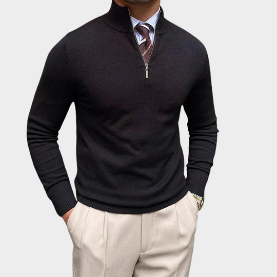 Quarter-Zip Pullover Herren | Figurbetonte Passform & Komfort 1