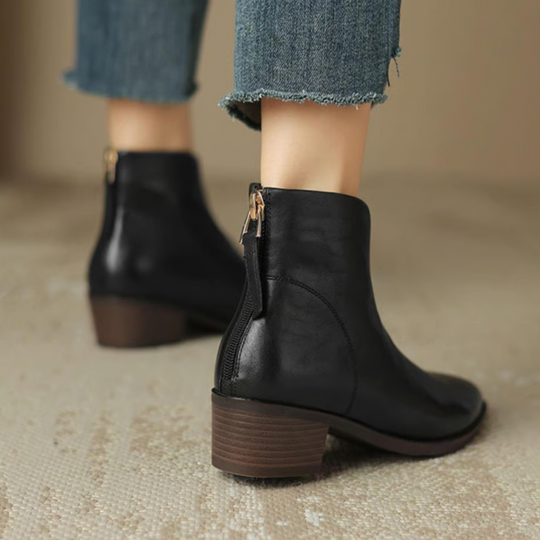 Stiefeletten Damen | Blockabsatz & Rutschfeste Sohle 7