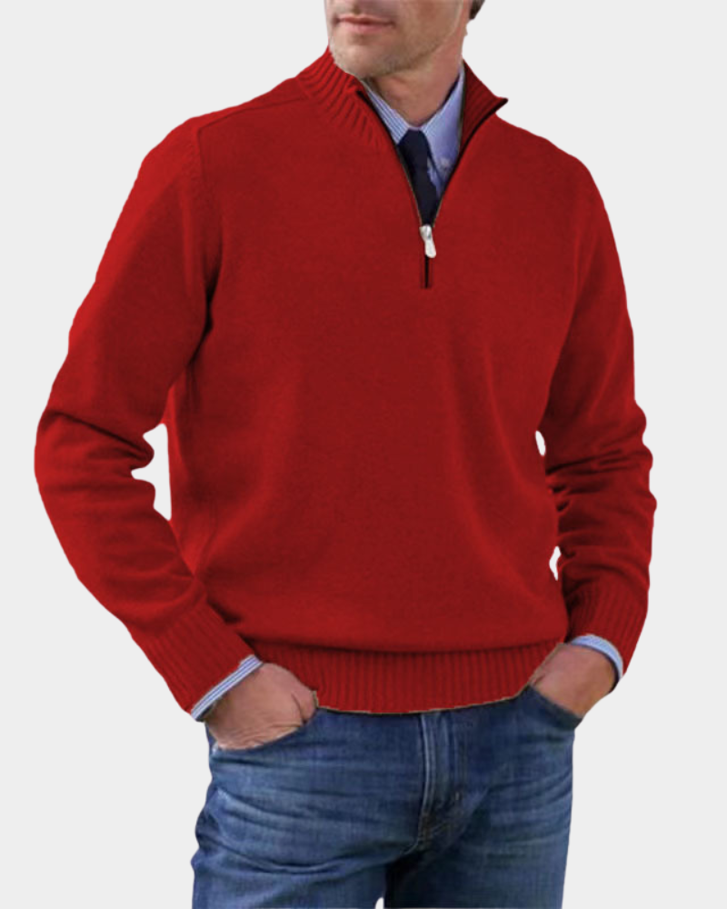 Reißverschluss Pullover Herren | Weich & Warm 1