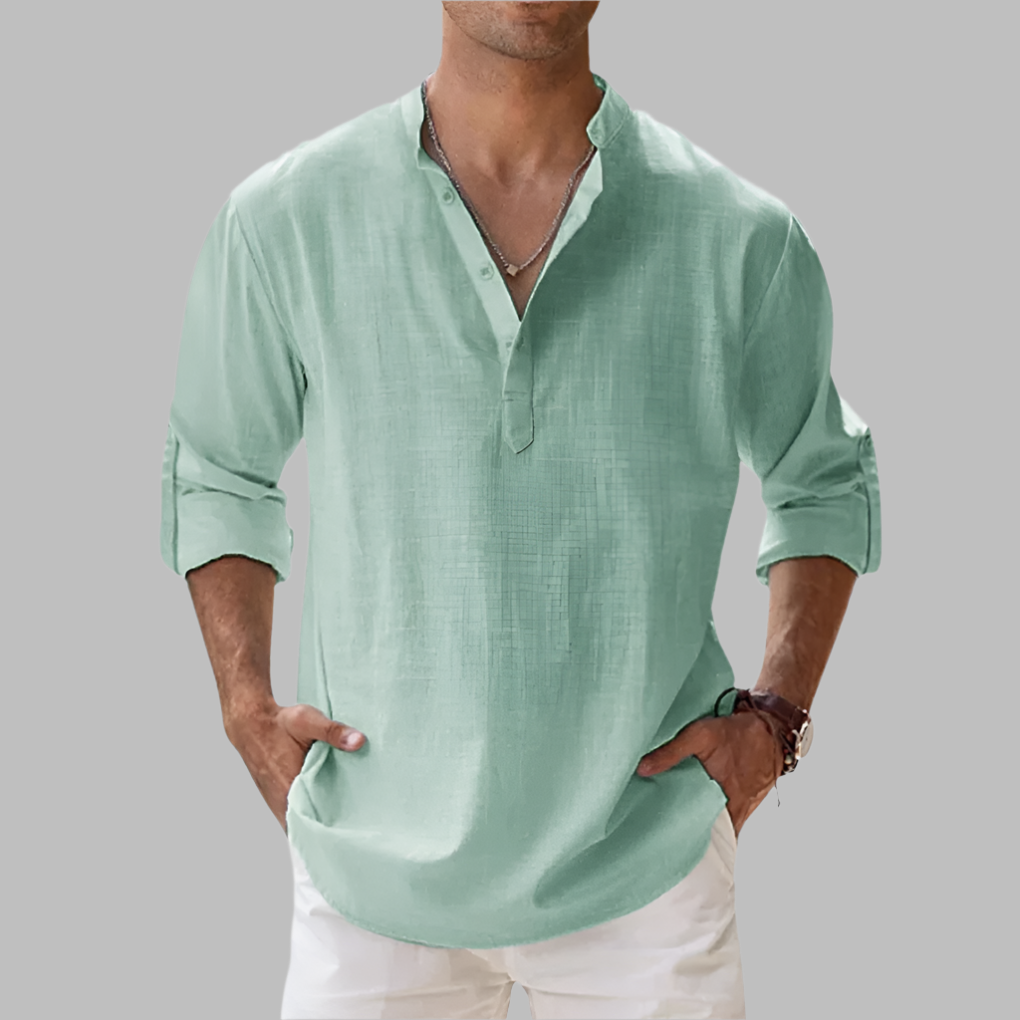 Relaxed zomerhemd voor heren 7