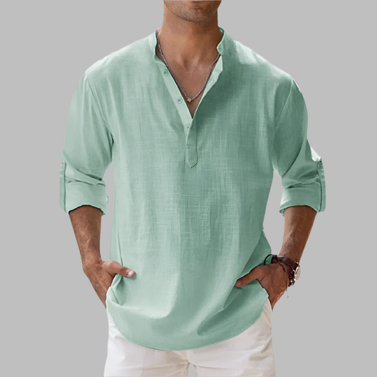 Relaxed zomerhemd voor heren 7