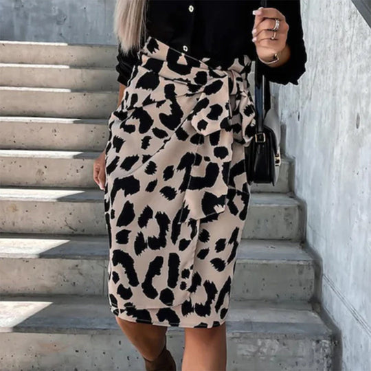 Rock Damen mit Leopardenprint - Erica