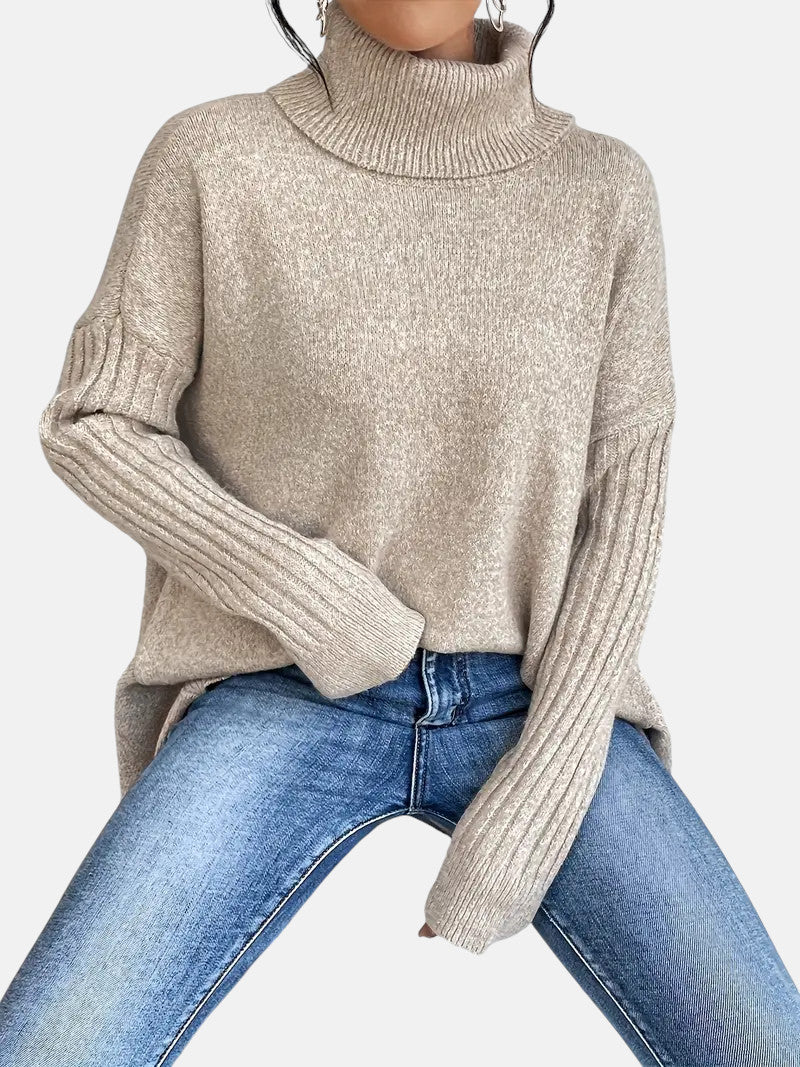 Rollkragenpullover Damen | Oversized