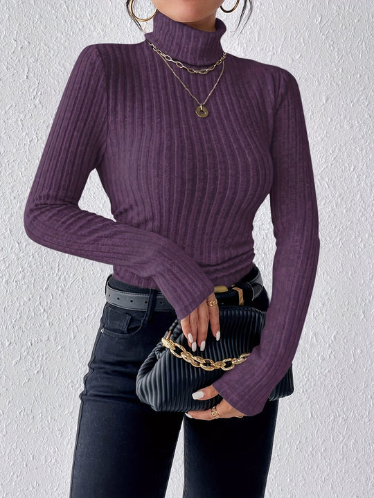 Rollkragenpullover Damen | Schmale Passform & Warm