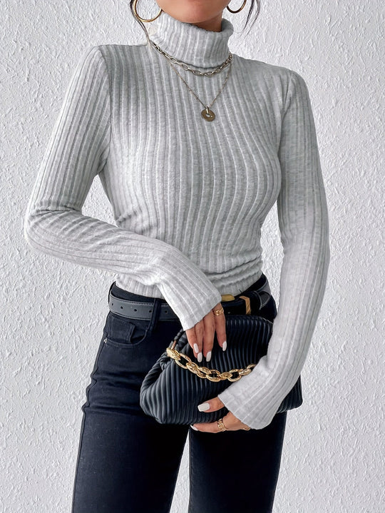 Rollkragenpullover Damen | Schmale Passform & Warm