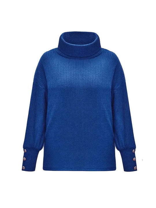 Rollkragenpullover Damen | Wasserfallkragen & Lockerer Schnitt 8