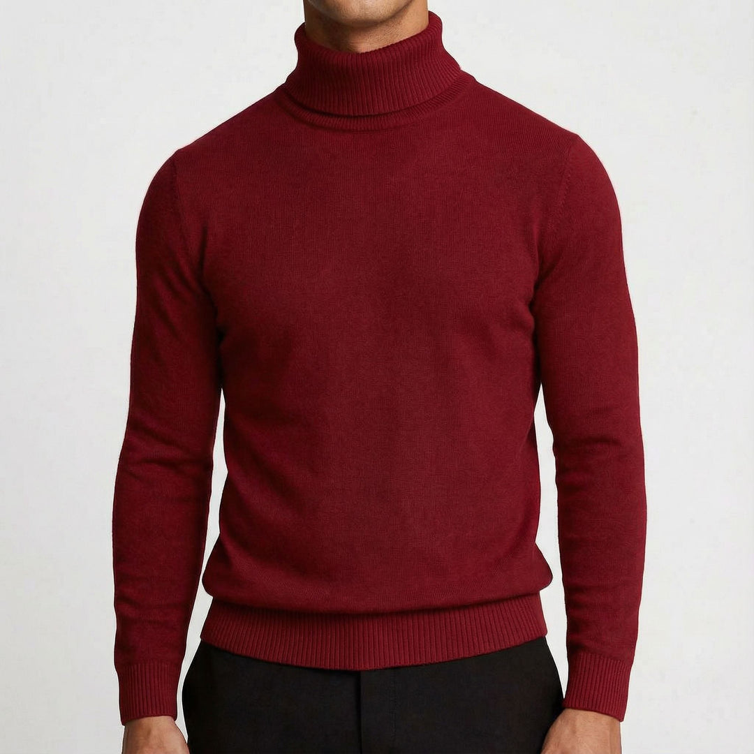Rollkragenpullover Herren | Schlanke Passform & Warm