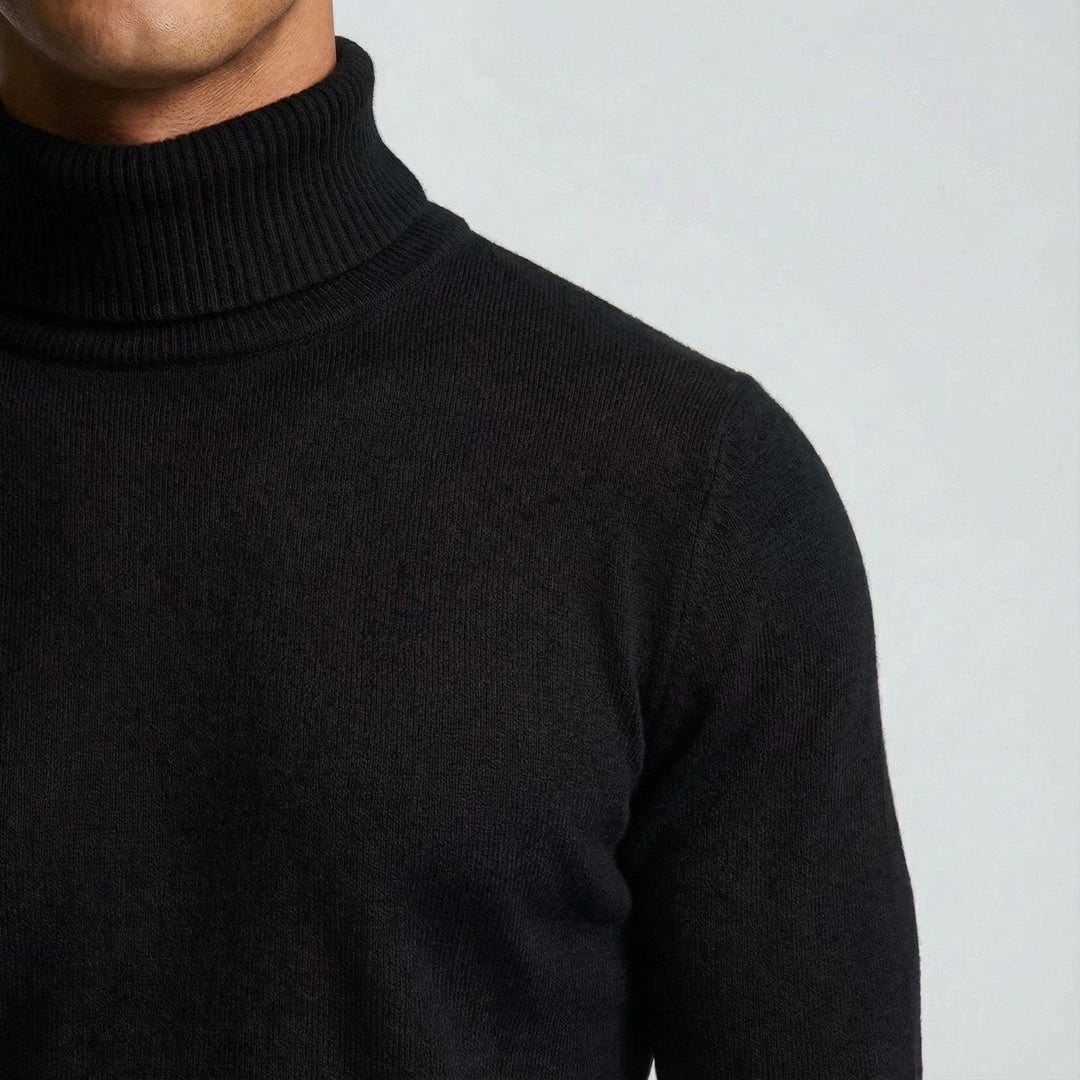 Rollkragenpullover Herren | Schlanke Passform & Warm