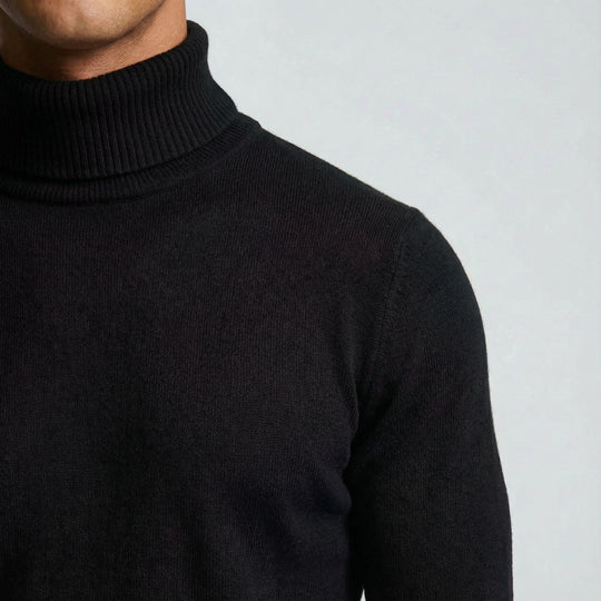 Rollkragenpullover Herren | Schlanke Passform & Warm