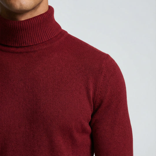 Rollkragenpullover Herren | Schlanke Passform & Warm