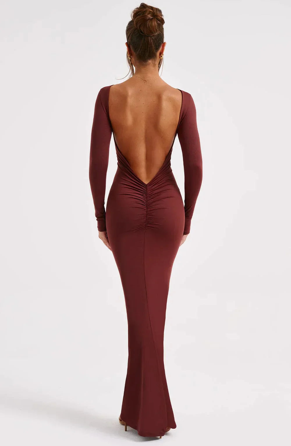 Rückenfreies Maxi-Galakleid Damen - Jara 6