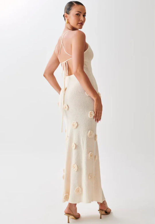 Rückenfreies Maxi-Sommerkleid Damen - Luciana