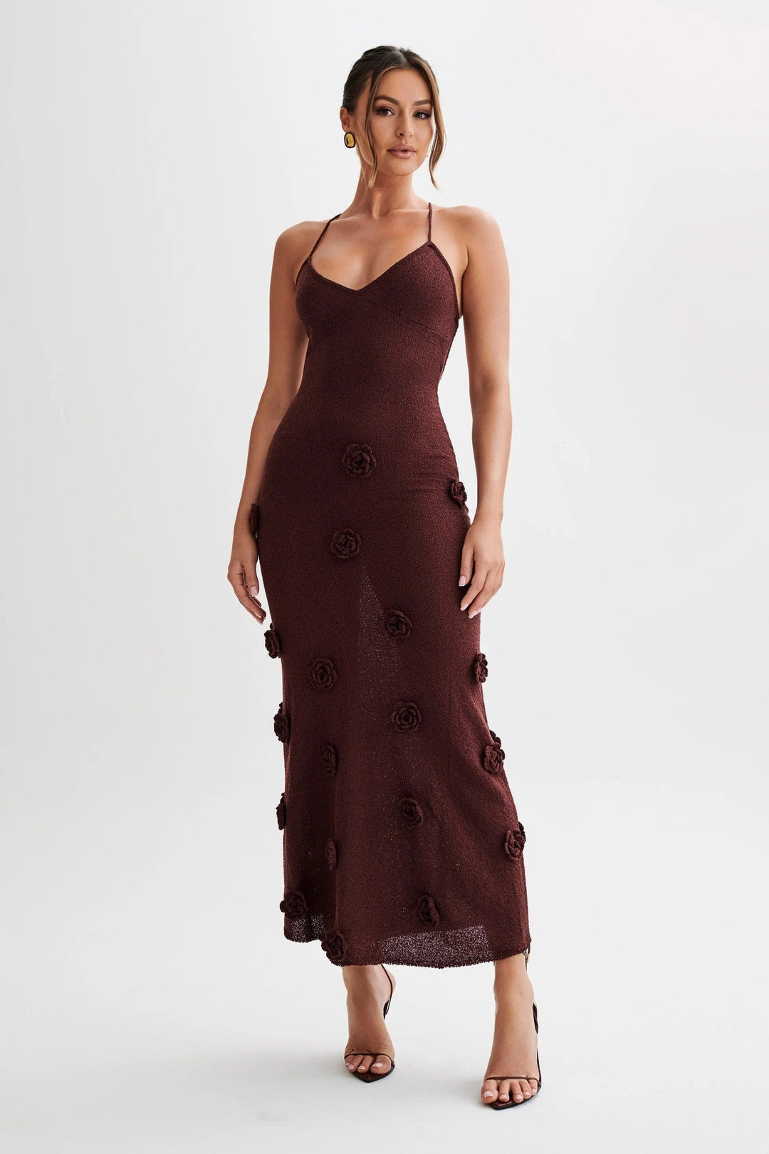 Rückenfreies Maxi-Sommerkleid Damen - Luciana
