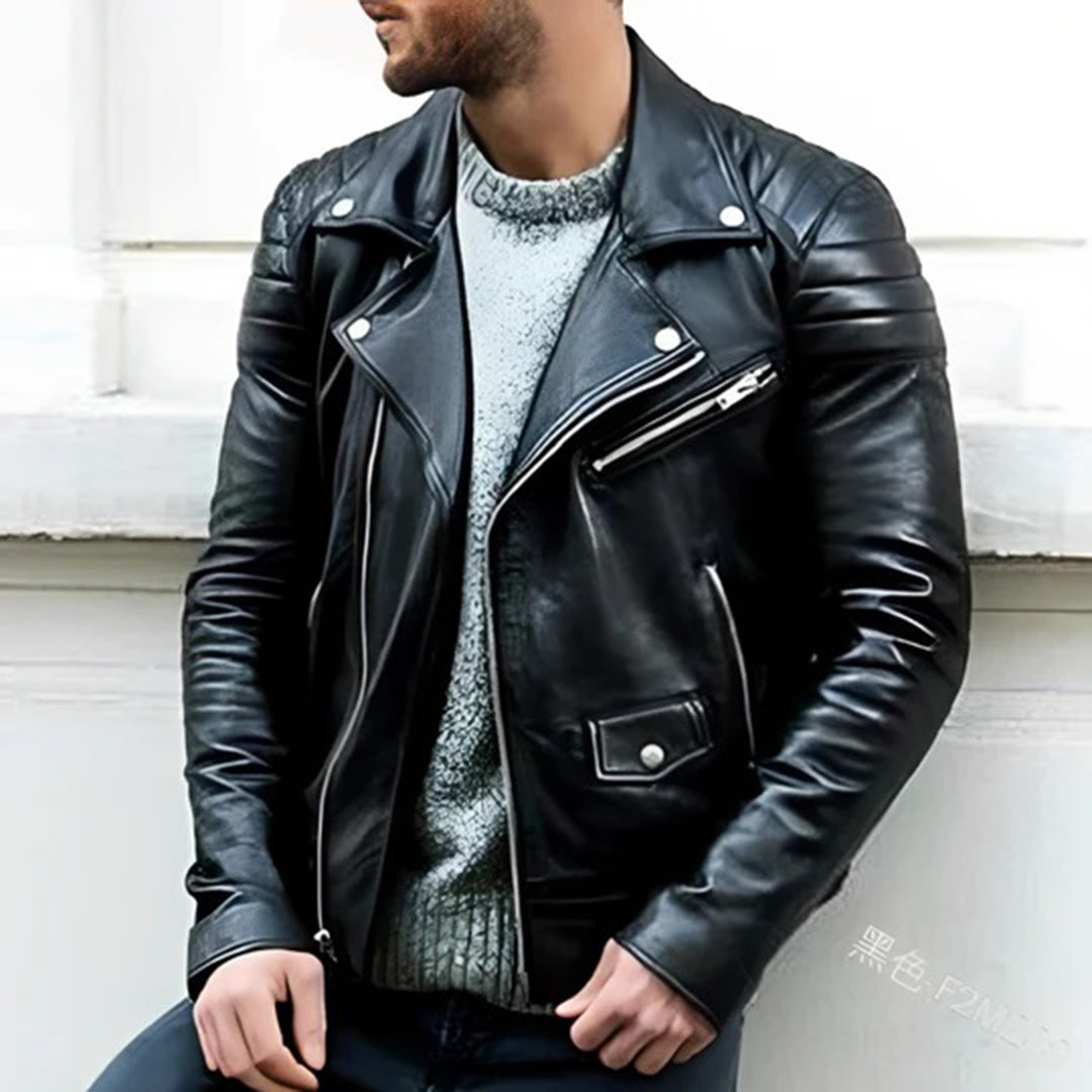 Ryder | Lederbikerjacke für Herren 0