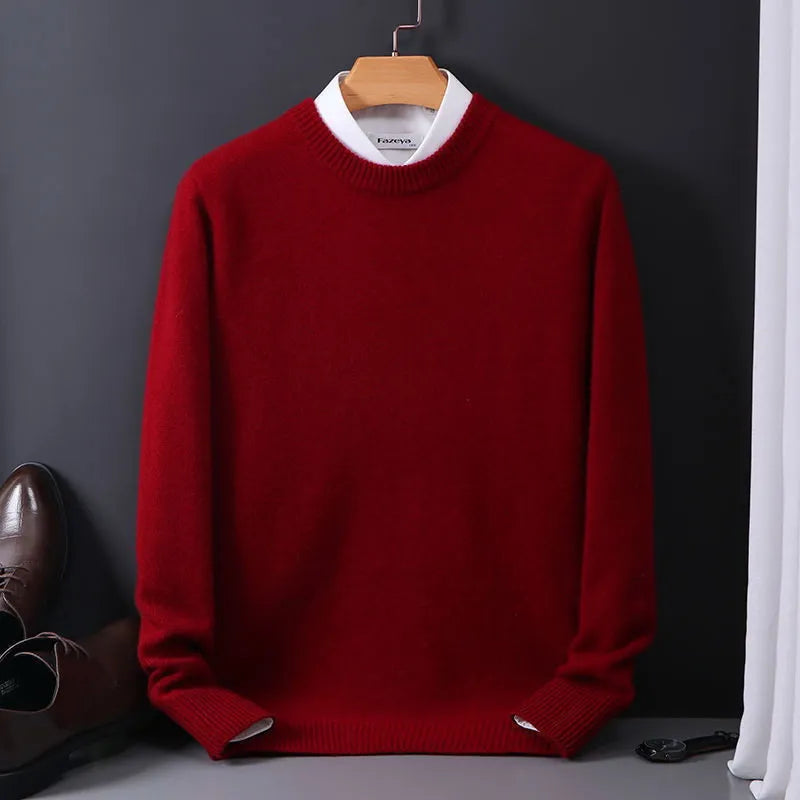 Herren Pullover Klassisch Weicher Strickpullover Hautfreundlich 6