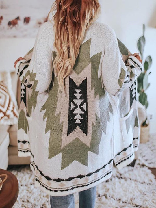 Gebreid Vest Dames | Etnisch Bohemian Design 3