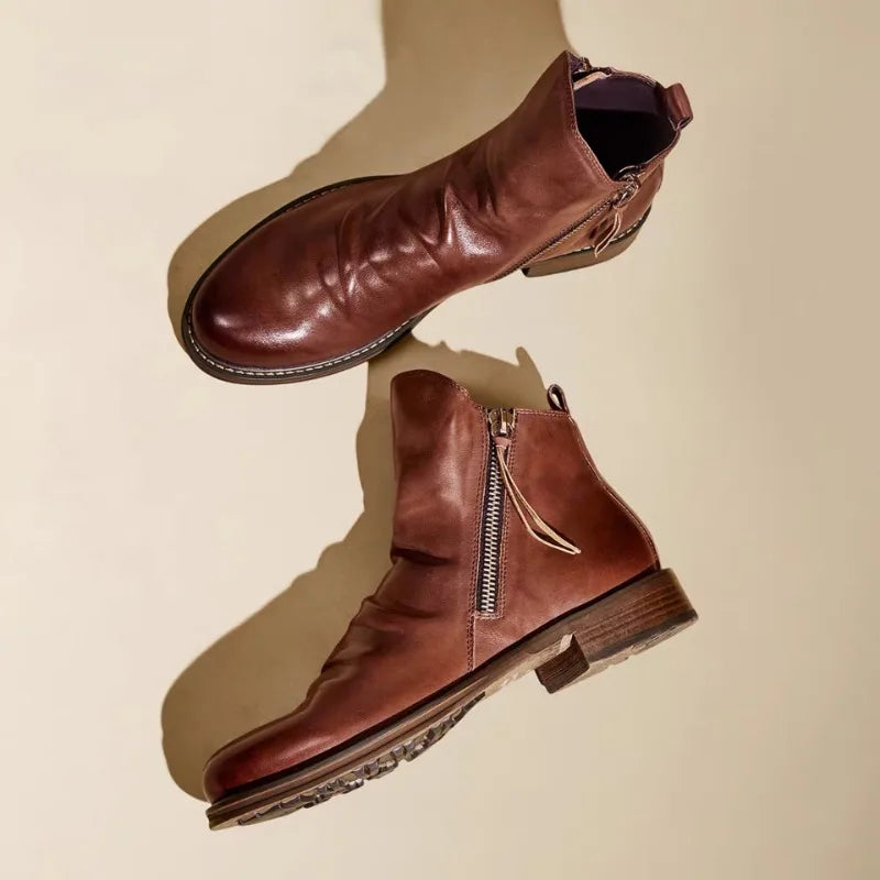 Herren Chelsea Boots Rutschfeste Gummisohle Komfort 5