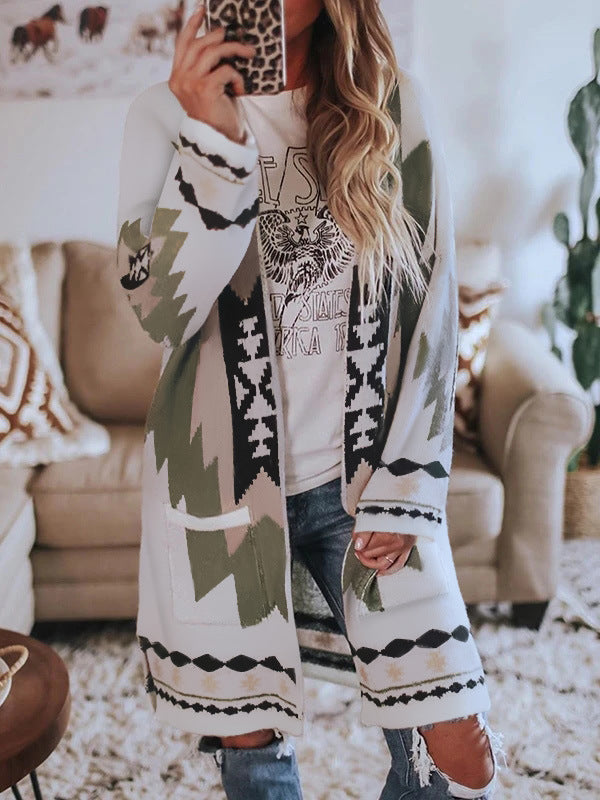 Gebreid Vest Dames | Etnisch Bohemian Design 1