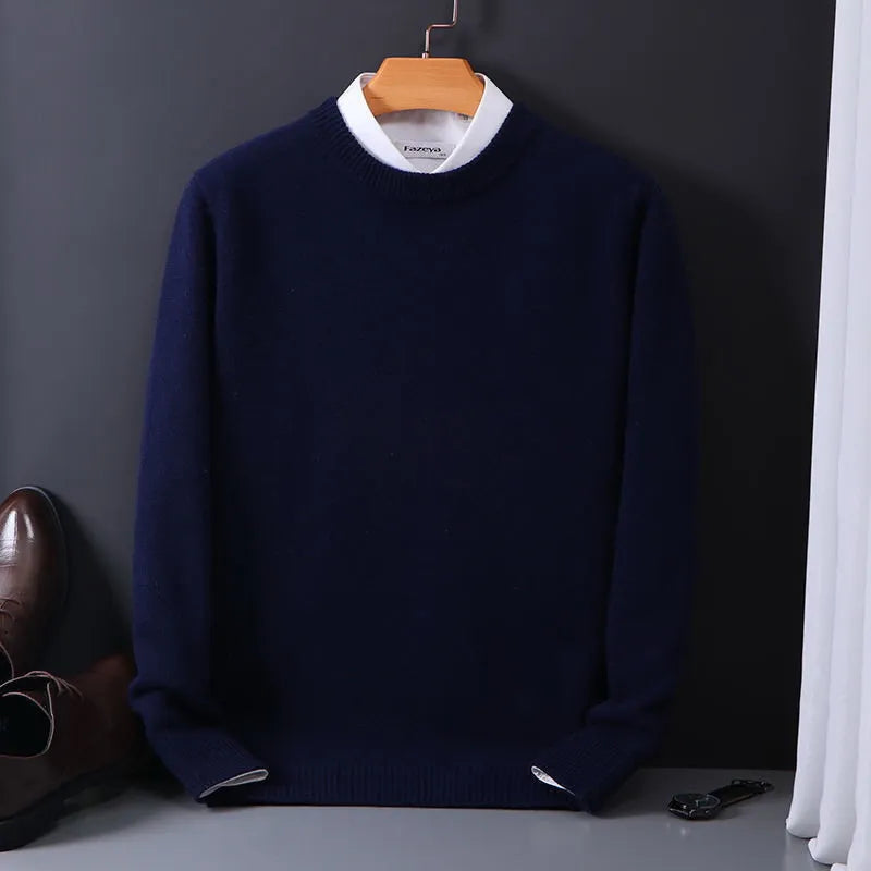 Herren Pullover Klassisch Weicher Strickpullover Hautfreundlich 5